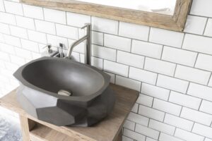 Modern Bathroom concrete design basin