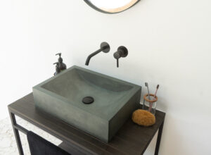 Rectangle Concrete Design Washbasin - Bathroom sinks
